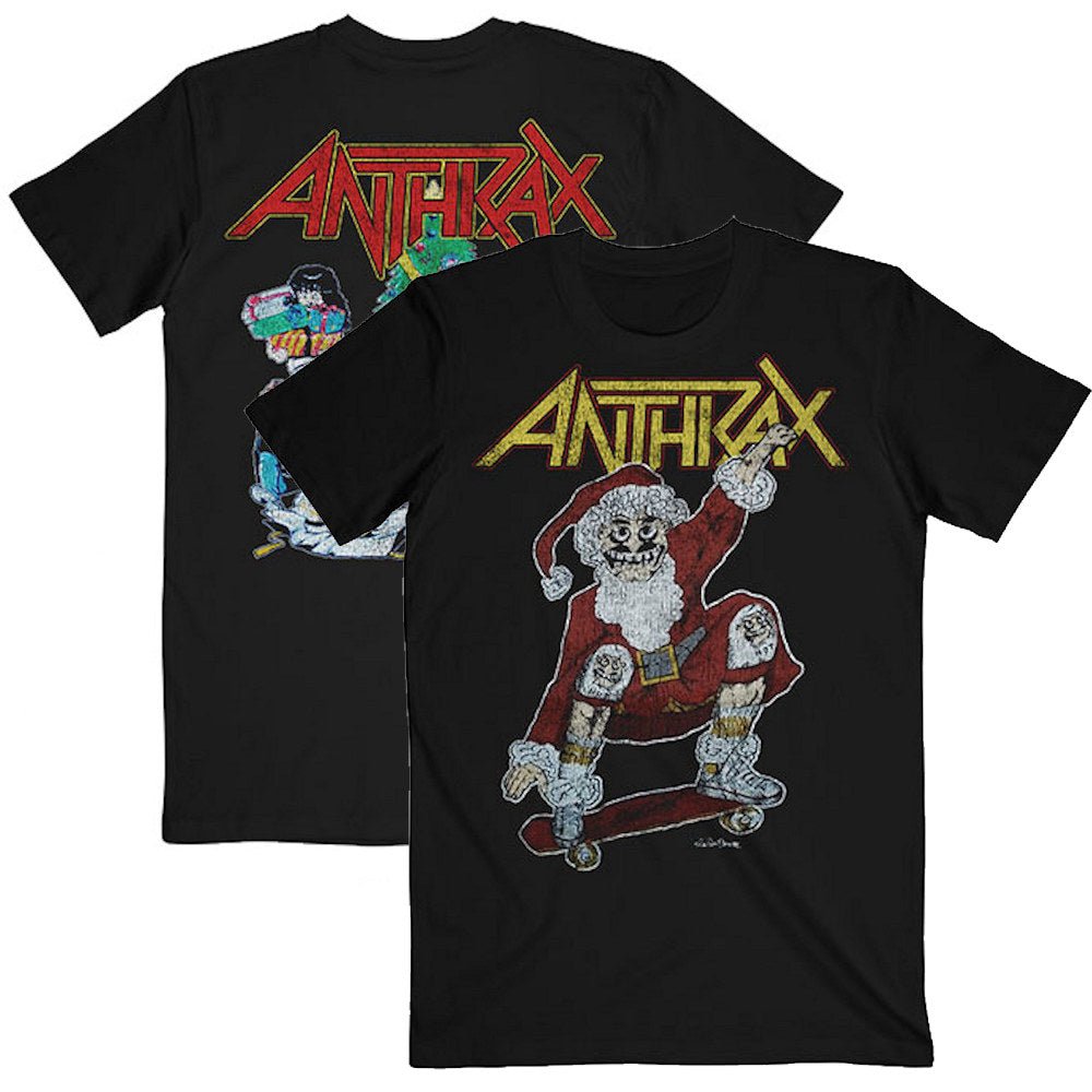 ANTHRAX アンスラックス (2026年 4月 来日 ) - 【クリスマス限定】Vintage Christmas / バックプリントあり / Tシャツ / メンズ - PGS